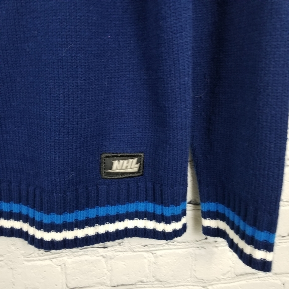 NHL JETS | knit full zip embroidered logo sweater - Picture 4 of 7